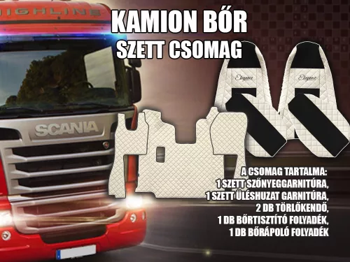 SET CAMION INTERIOR DIN PIELE ECOLOGICA