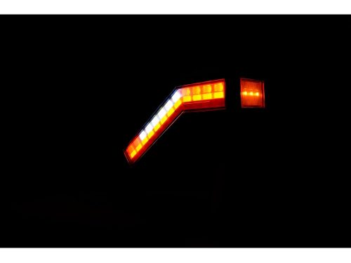 LAMPA GABARIT CU LED 12/24V 45' 5 FUNCTII CU SEMNALIZARE DINAMICA DREAPTA