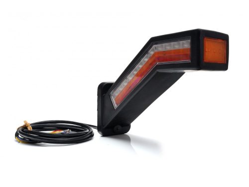 LAMPA GABARIT CU LED 12/24V 45' 5 FUNCTII CU SEMNALIZARE DINAMICA DREAPTA