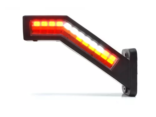 LAMPA GABARIT CU LED 12/24V 45' 5 FUNCTII CU SEMNALIZARE DINAMICA STANGA