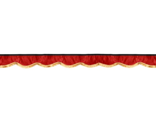 SET DRAPERIE CAMION PT. VOLVO FH 2002-2012 CABIN SLEEPER ROSU