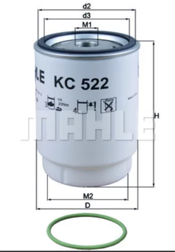 Filtru de combustibil MAN Euro6