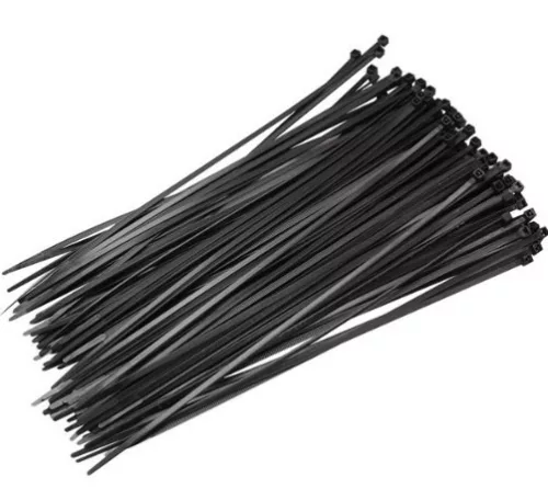 Legături pentru cabluri negre 300x4,5