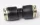 Conector drept din plastic 6mm (cu capăt metalic)