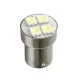 Bec LED BA15S 24V (4smd-galben)