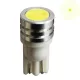 Bec LED T10 12/24V (1smd galben extra luminos) 2pcs