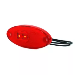 Indicator de poziție LED oval roșu (W65)