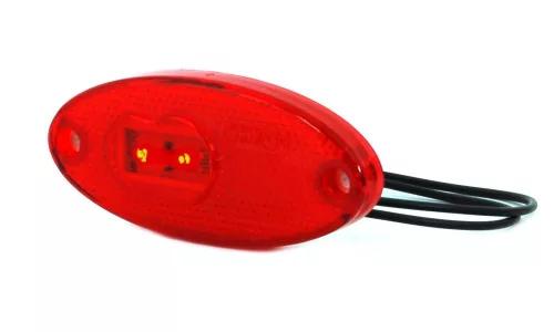 Indicator de poziție LED oval roșu (W65)