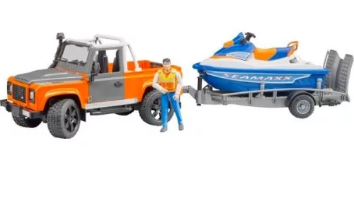 Land Rover + remorcă cu jetski