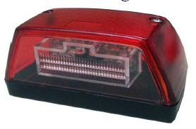 LED de iluminare a plăcuței de înmatriculare (roșu)