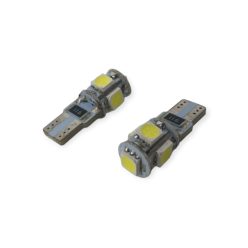 LED CANBUS bec T10 24V (5smd-W2,1x9,5d-alb) 2pcs