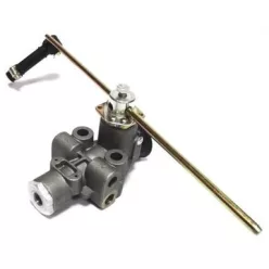 Supapă de nivelare cu arc pneumatic