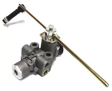 Supapă de nivelare cu arc pneumatic