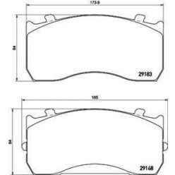 Căptușeală de frână MAN TGL Textar