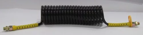Cablu spiralat de aer galben M16