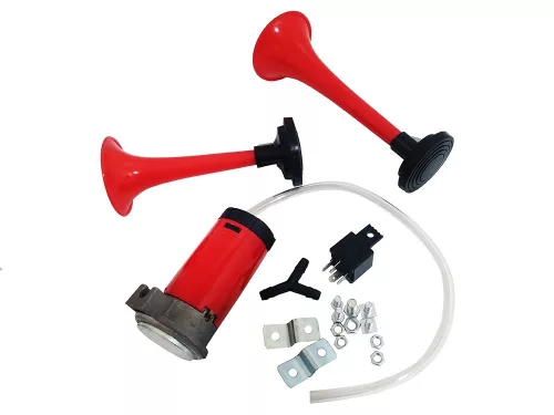 CLAXON GOARNA CU 2 PIPE SI COMPRESOR 24V