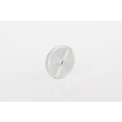 Prismă rotundă găurită 60mm alb