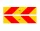 Autocolant reflectorizant "cu dungi" 2pcs