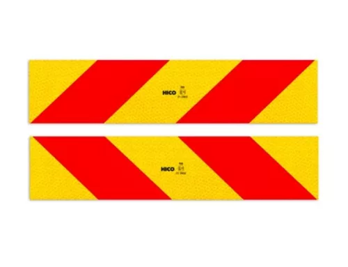 Autocolant reflectorizant "cu dungi" 2pcs