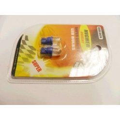 Bec LEd 24V/T10 2 LED albastru (2 buc)