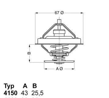 Termostat 79°C MAN/MB