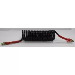 Cablu spiralat de aer roșu M16