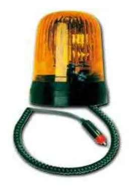 Lampă rotativă intermitentă cu bază magnetică 24V