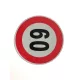 Autocolant reflectorizant cu limitator de viteză mare 60
