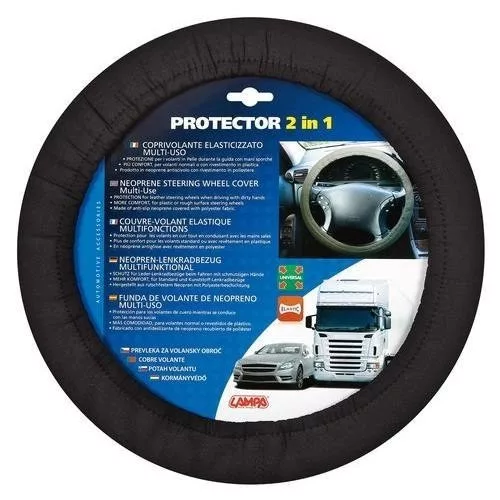 Protector flexibil pentru ghidon negru 34-45 cm