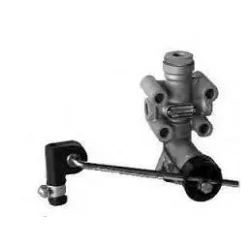 Supapă de nivelare cu arc pneumatic