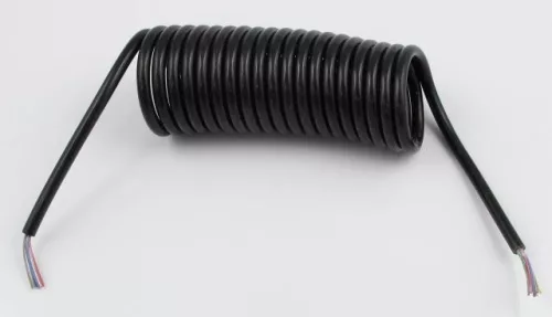 Cablu electric spiralat 7-way