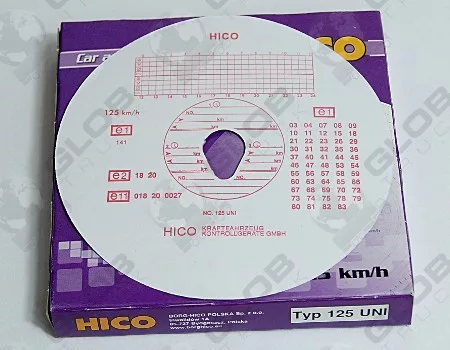 Disc tahograf 125KM/H Hico