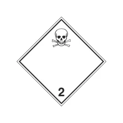 AUTOCOLANT ADR 2.3 (GAZ TOXIC)) 300x300mm
