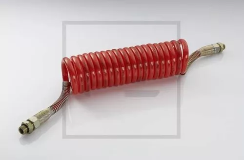 Furtun de aer spiralat roșu M22