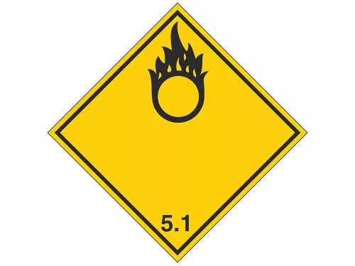 AUTOCOLANT ADR 5.1 (SUBSTANTE COMBURANTE)