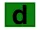 AUTOCOLANT LITERA "d"