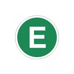 AUTOCOLANT LITERA E