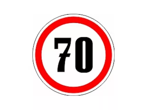 AUTOCOLANT LIMITATOR VITEZA 70 (MARE)