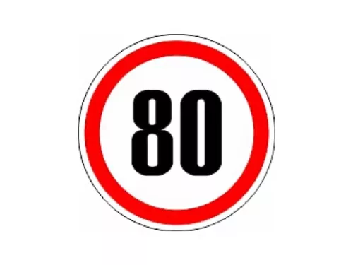 AUTOCOLANT LIMITATOR VITEZA 80 (MARE)