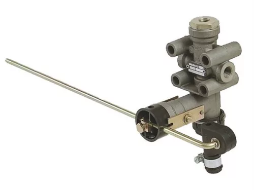 Supapă de nivelare cu arc pneumatic