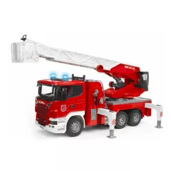 Camion de pompieri cu scară Scania (cu sirenă)