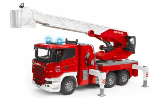 Camion de pompieri cu scară Scania (cu sirenă)