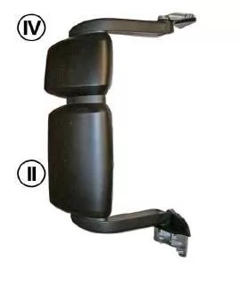 Iveco Stralis /Trakker II (2007-) oglindă stânga cu tijă scurtă