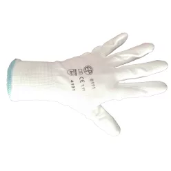   MANUSA DE PROTECTIE DIN POLIESTER ALB + IMERSATE (MARIMEA 11)