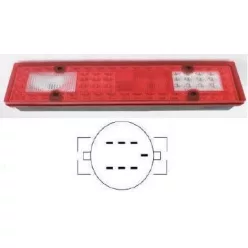 7 camere LED spate dreapta pentru Iveco