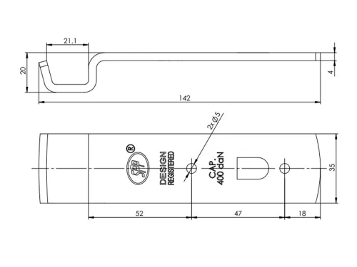 CONTRAPLACA LA INCHIZATOR Z01A