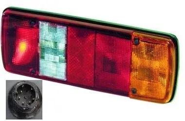 Lampă spate cu 5 camere Conector AMP dreapta