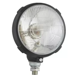   Tractor MTZ URSUS Far cu șurub inferior Negru cu carcasă din plastic Versiunea permanentă Bec H4 + indicator de poziție