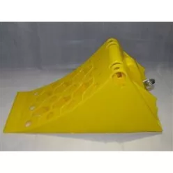 Roți din plastic 160mm galben