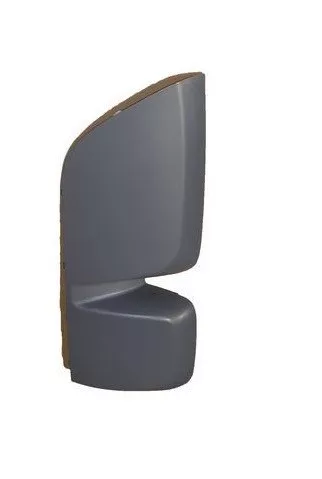 Mercedes Actros MP3 oglindă retrovizoare stânga (gri)